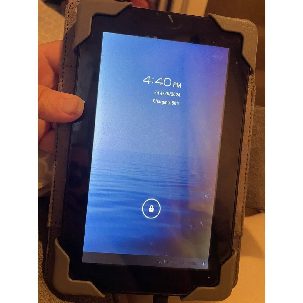 Nextbook Tablet Next7p12-8g With Purple Case-(Tested Works)